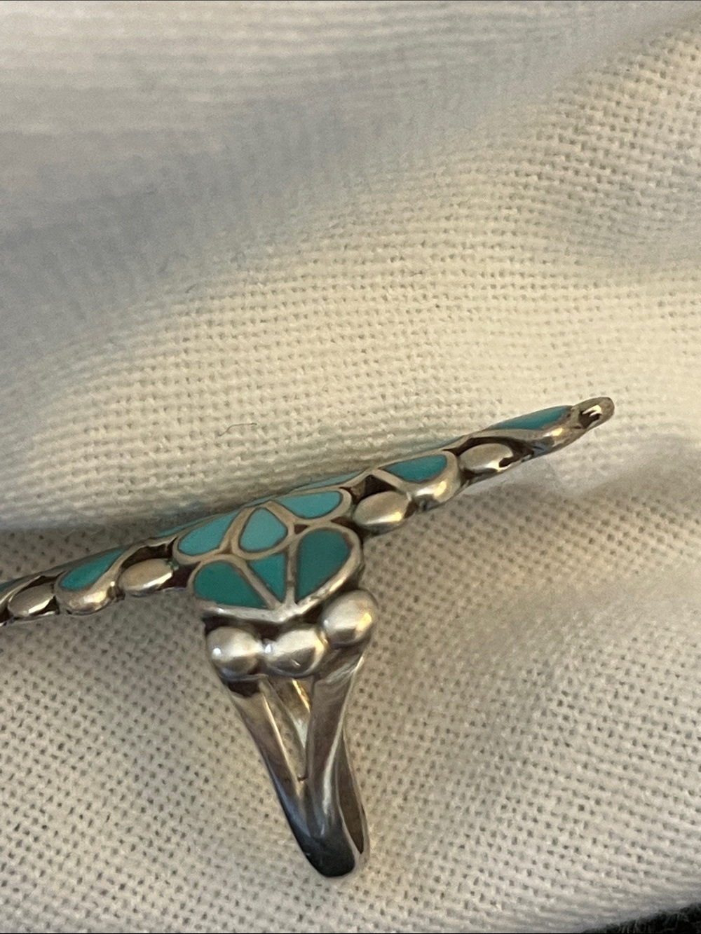 TURQ SILVER RING - Picture 5 of 5